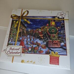 Advent Calendar Christmas Train Puzzle - 1000 Pieces
